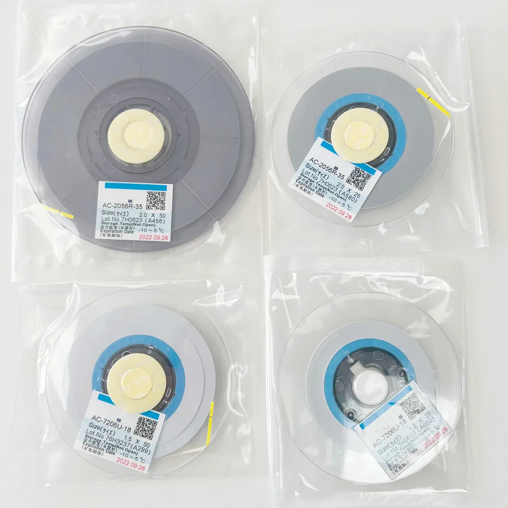 날짜 AC-2056R-35 ACF 테이프, LCD 스크린 수리 TV, 이방 전도성 TV 수리 테이프, 2.0mm x 10M, 25m, 50m, 신제품