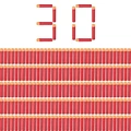 Red 30PCS