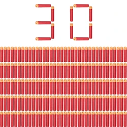 TISNERF Darts Bullets Refill Pack - 240/120/60/30 Count (Red 30PCS)