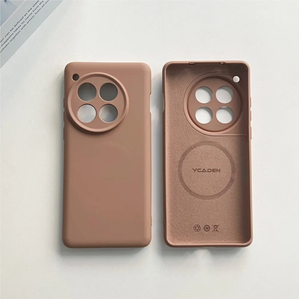Wireless Charging Magsafe Liquid Silicone Phone Case with Magnetic Slim Design and Camera Protection