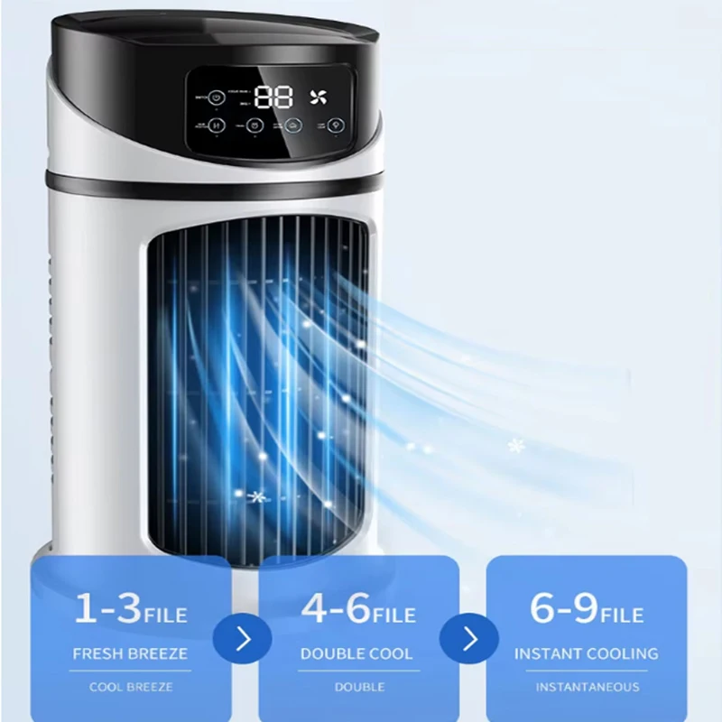 Description Picture 5 of itemPortable Cold Air Conditioner Fan 6-Speed Use Air Cooled with Humidifier Desktop Cooling Fan for Home Office Bedroom