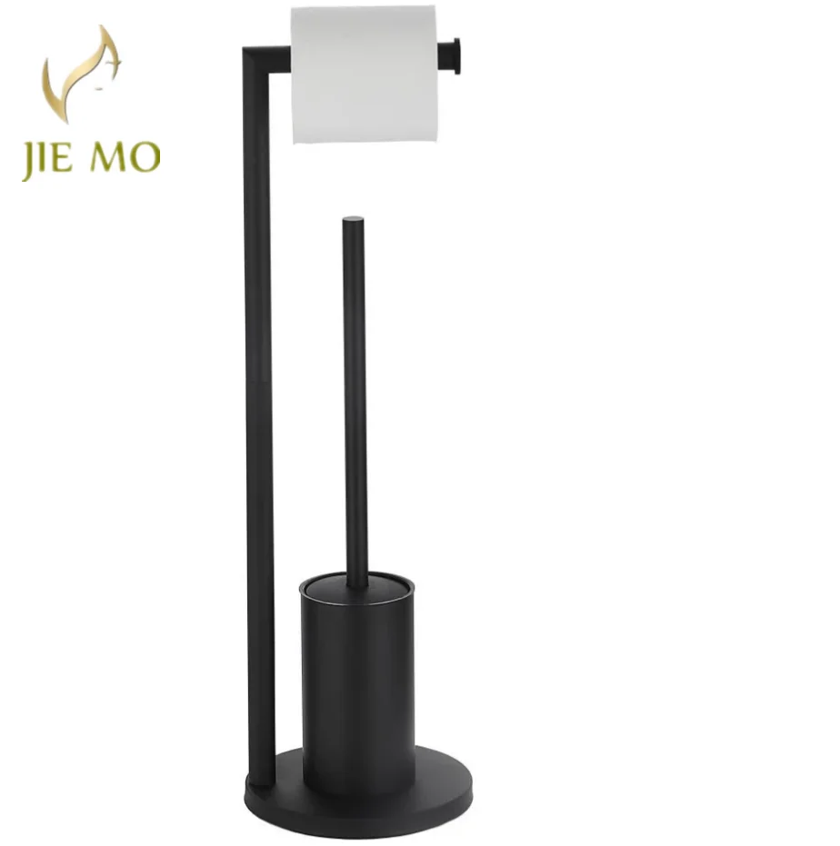 Floor toilet brush holder With toilet paper holder 304 stainless steel standing paper towel brush For Toilet Brush Set,Toilet Brush Holder