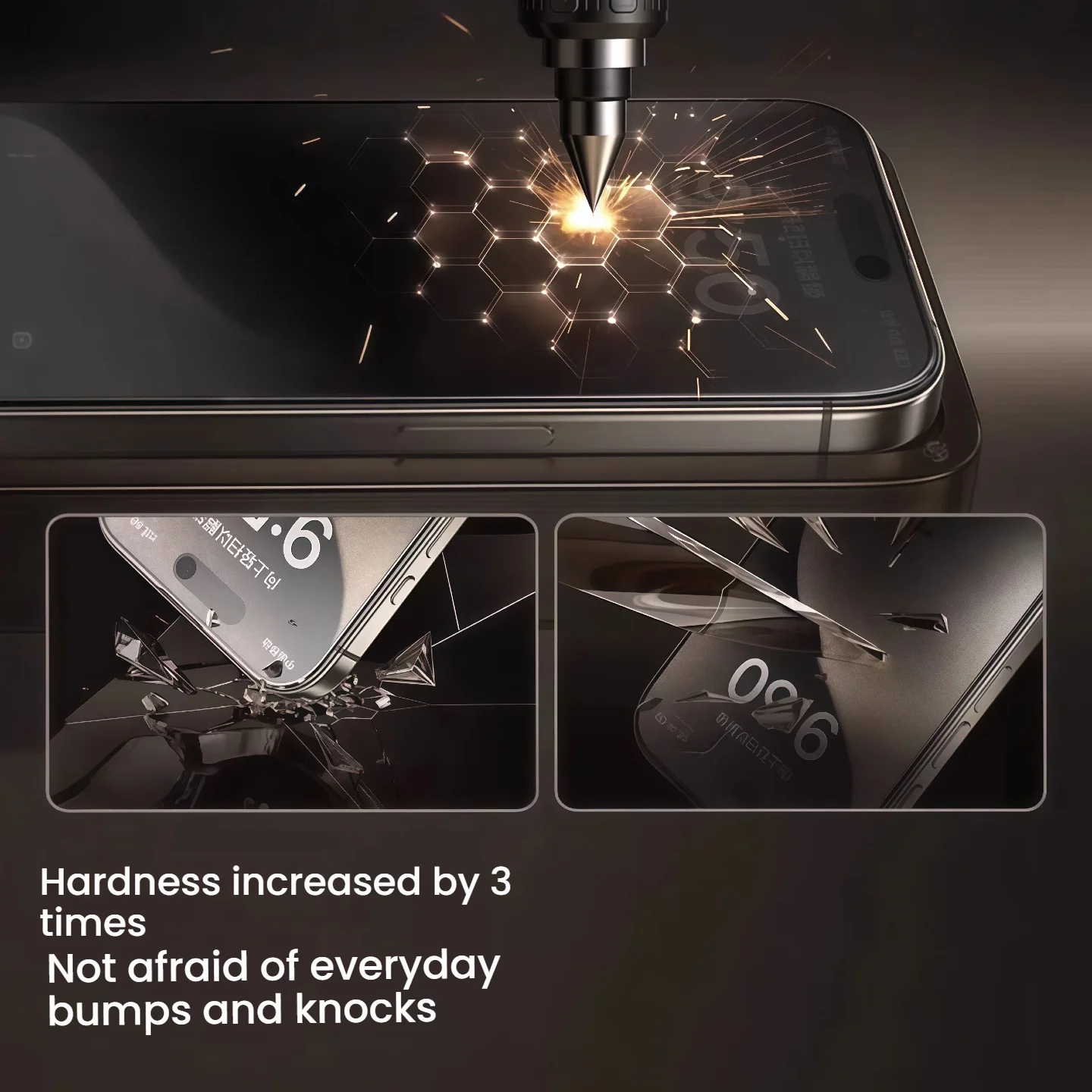 Matte HD Tempered Glass Screen Protector 3-Pack - Dust & Bubble-Free