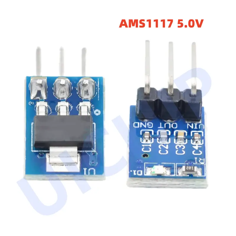 5-20PCS AMS1117 3.3V 5V Power Supply Module AMS1117-3.3 AMS1117-5.0 LDO Linear Regulator Board 800mA image 2