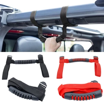 Roll Bar Grab Handles Grip Handle Fits For 1995-2021 Jeep Wrangler YJ TJ JK JKU JL Sports Sahara Freedom Rubicon X Unlimited 1
