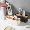 Bamboo Electric Toothbrush Holder Razor Makeup Brush Storage Box Toothpaste Toothbrush Stand Bathroom Bedroom Desktop Organizer 6