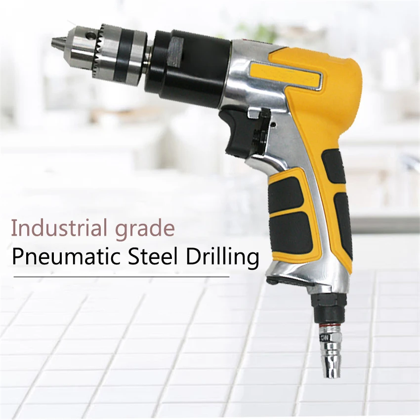 W10 Air Drill Gun Air Hammer Drill 3/8" Highspeed Pneumatic Gun Drill