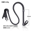 120cm Leather Weave Handle Snake Whip Horse Whip Riding Crop Flogger Paddle Slapper Horse Training Dressage Whips 2