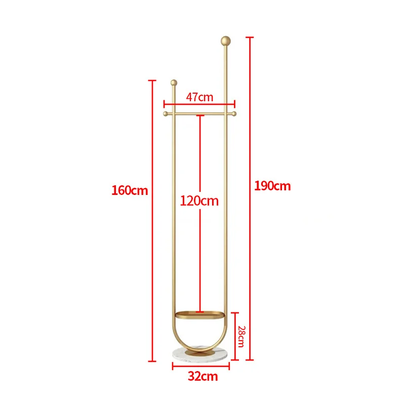 

YY Modern Entrance Entrance Metal Multi-Functional Bedroom Hanger Clothes Hanger