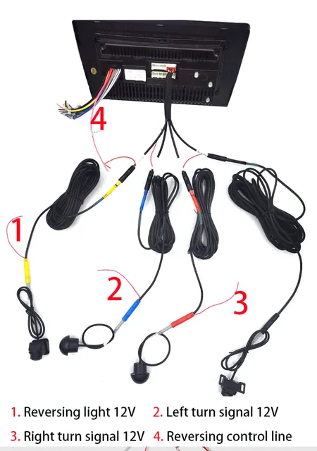 360 Camera Car 360 Degree Panoramic Car Reverse Camera AHD1080P