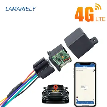 Relè GPS 4G Mini localizzatore GPS per auto 2G 4G Moto Batteria incorporata Cut Off Oil Localizzatore 4G Localizzatore GPS automatico Monitoraggio Allarme shock