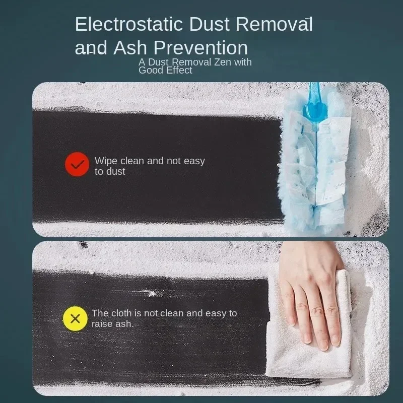 30 Pieces Disposable Duster Refills Compatible for Swiffer