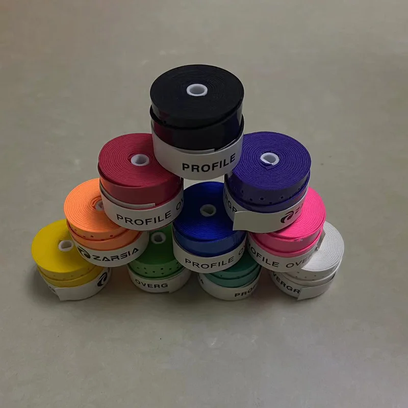 60pcs Laminated Perforated Sweatband Tennis Badminton Racket Overgrip