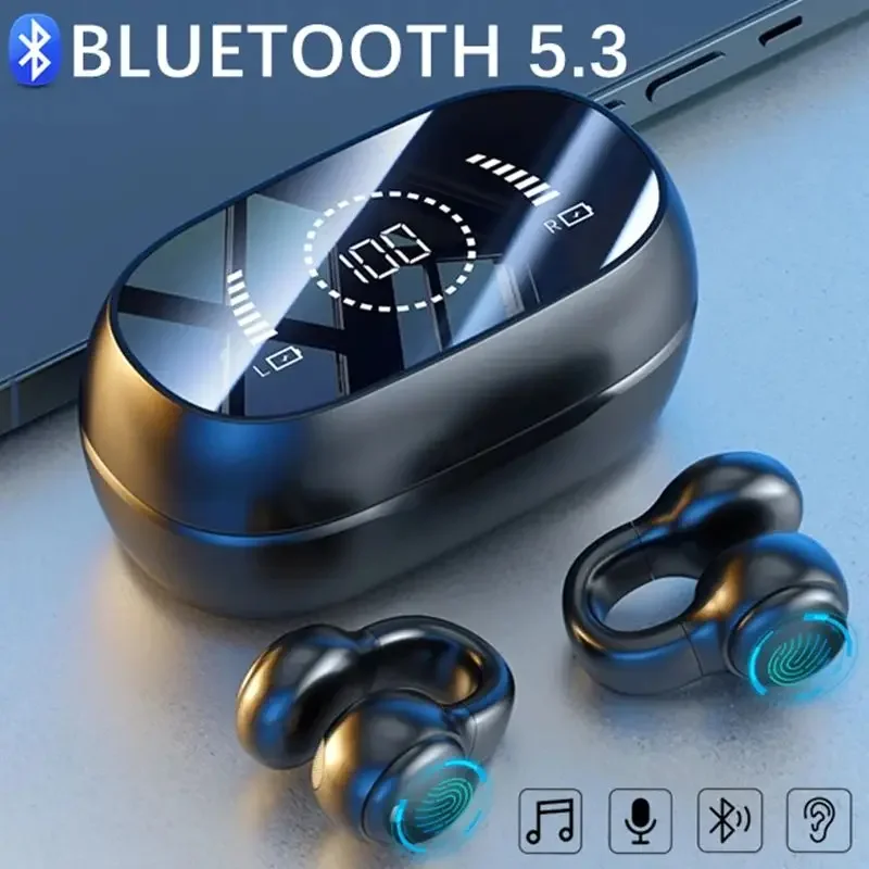 

M47 Wireless Headphones Bluetooth Bone Conduction Earphones HIFI Stereo Ear Hook Noise Reduction Sports Waterproof Game Headsets