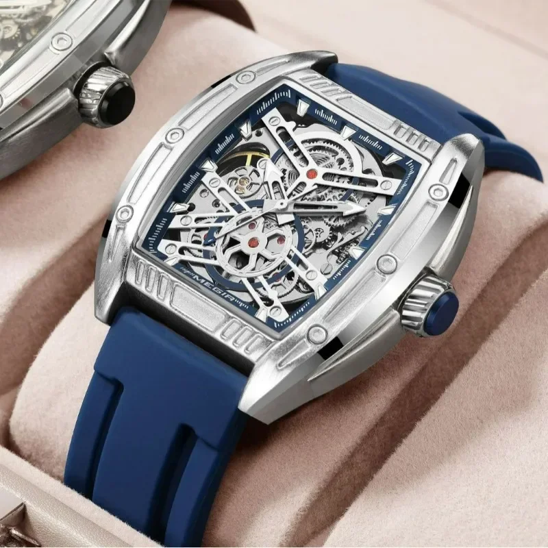 

2024 New Sport Men Mechanical Watch Luxury Fashion Waterproof Luminous Wristwatch Automatic Casual Clock Relogio Masculino
