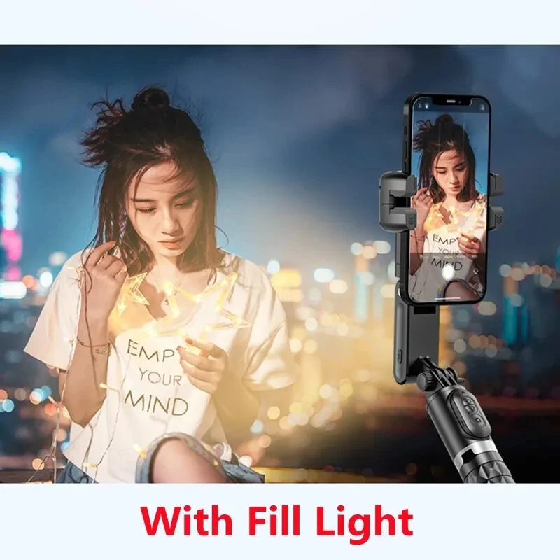 360 Degree Rotation Gimbal Selfie Stick Tripod