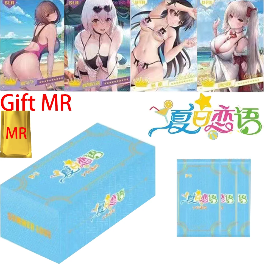 Wholesale Goddess Story Summer Love SLR Collection Cards Anime Girls Party Swimsuit Bikini Feast Booster Box Doujin Toys