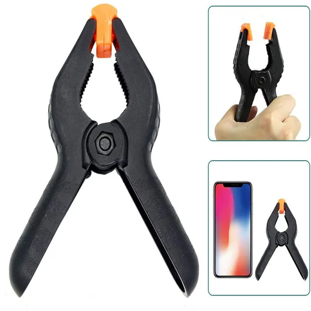 Morsetti A Molla Per Sfondo Fotografico - 8 Pezzi In Metallo, Con Gomma Antiscivolo - Foto 7