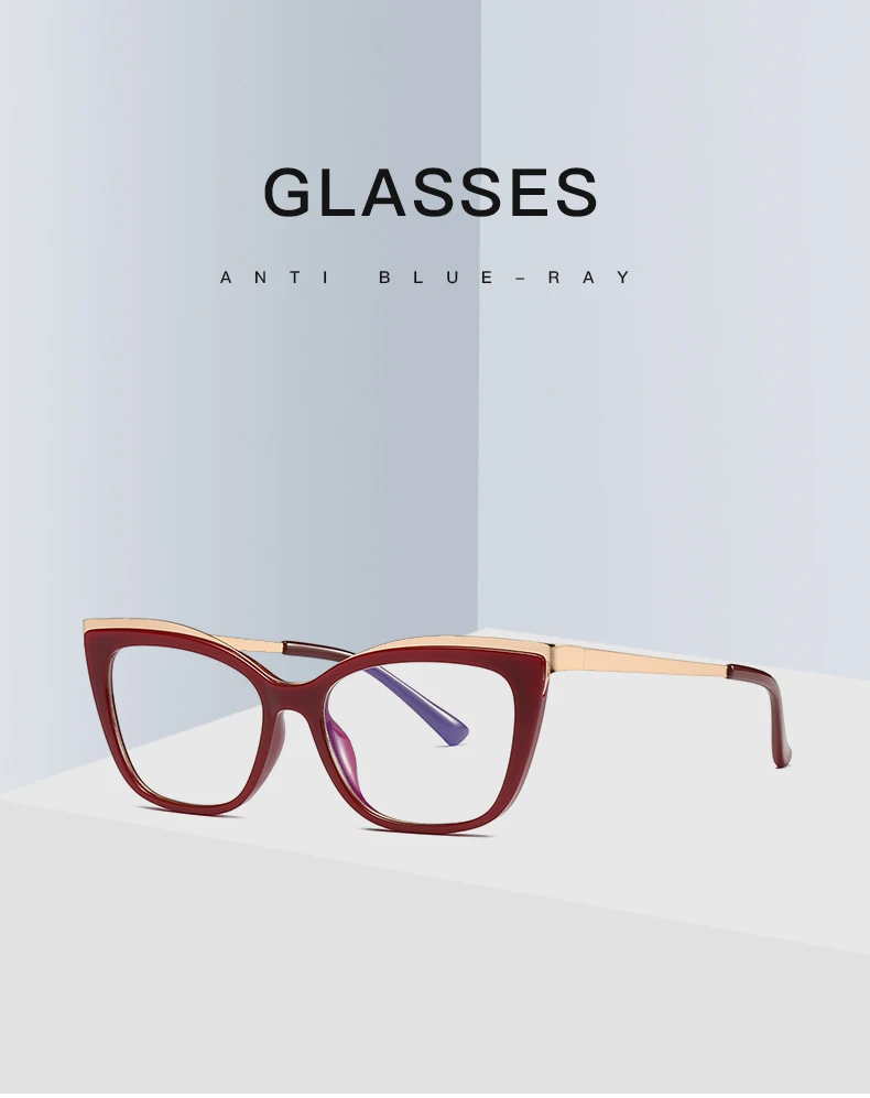 blue light reading glasses Glasses Women Eyeglass Frames Men Anti Blue Light Computer Myopia Eyeglasses Prescription Decorative Women's Eyewear Men's blue blockers