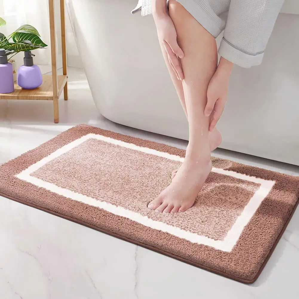 

Non-slip Mat Practical Anti-slip Bottom Bright Color 50x80cm Large Size Non-slip Shower Floor Carpet Household Supplies