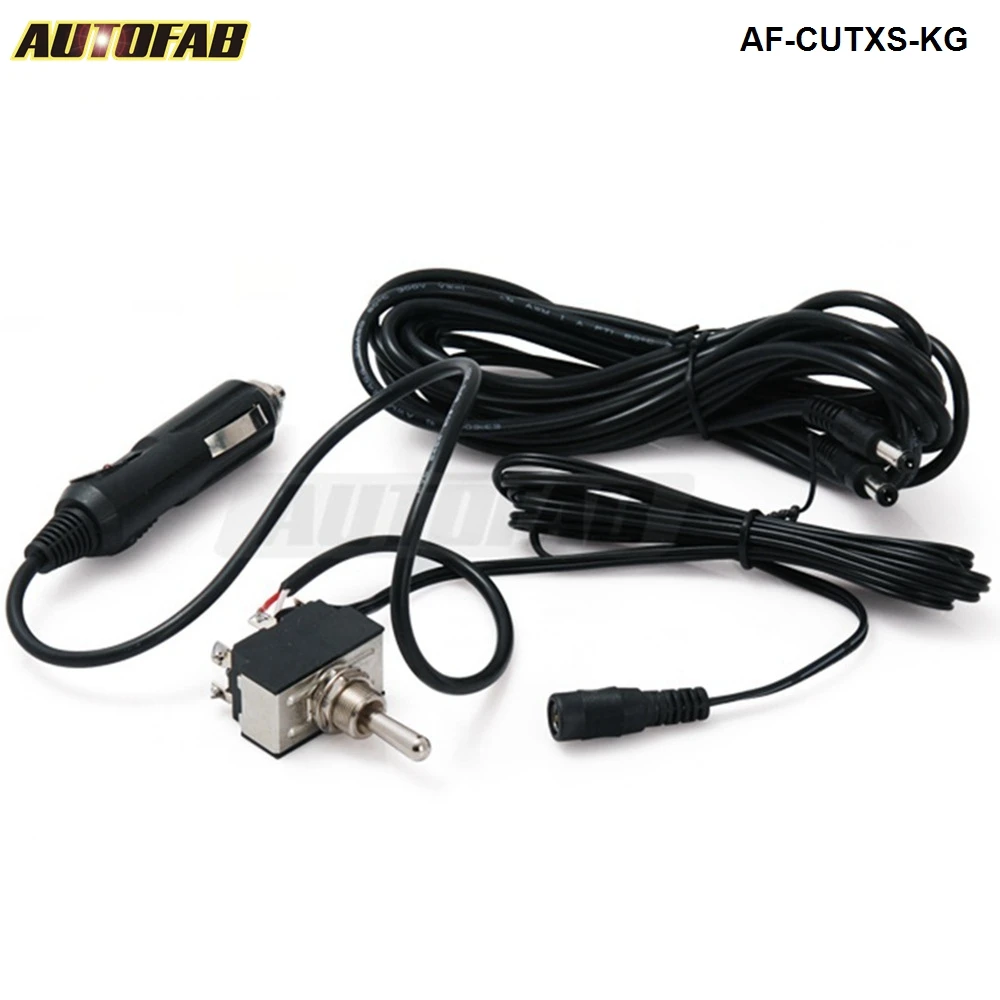 

Toggle Switch with 12ft Wiring Harness For Exhaust Muffler electric Cutout System AF-CUTXS-KG