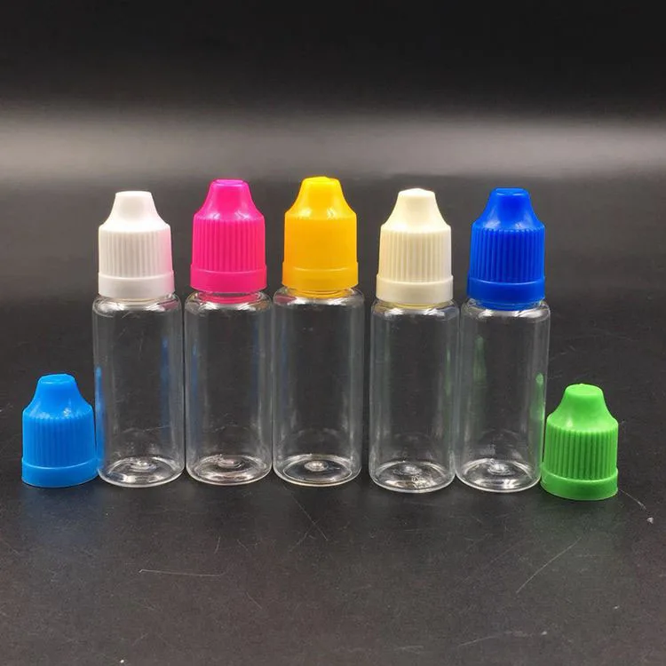 

10PCS 3ml-100ml PET Plastic Dropper Bottle Squeeze Bottle Essential Oil Vase With Ink Bottle With Child Protective Lid DIY