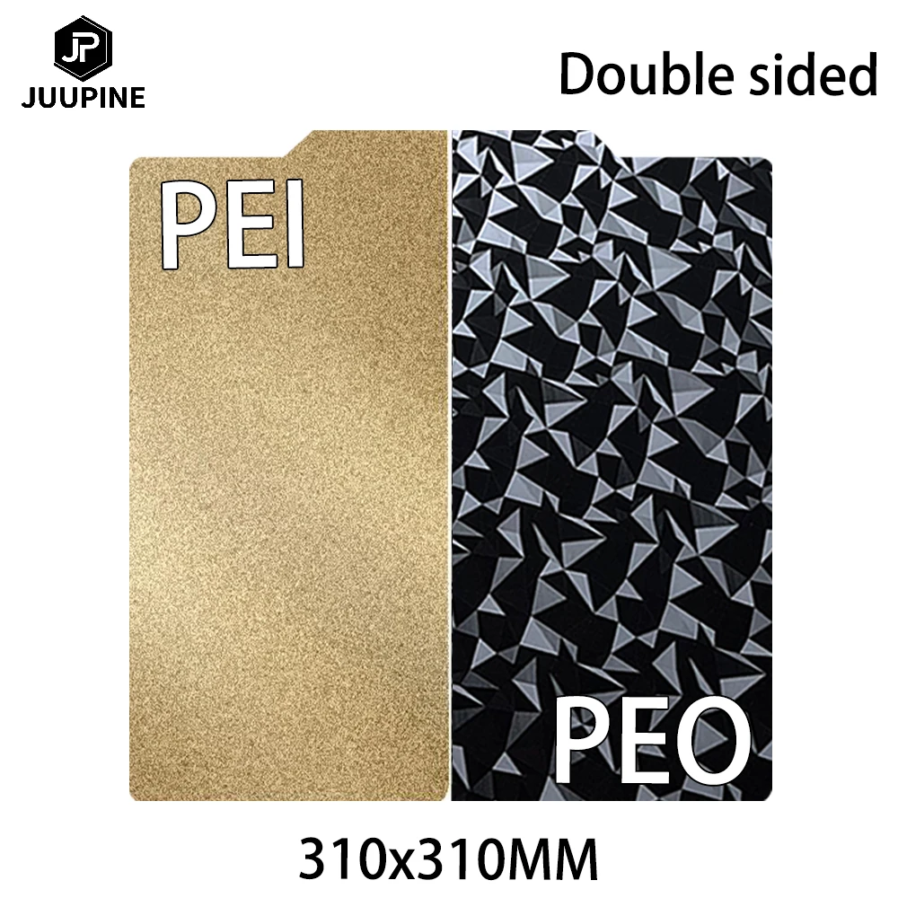 

PEO PEI Sheet 310x310 Magnetic Bed Texture Smooth Double Sided Spring Steel Build Plate For CR10 CR10S Sidewinder x1 x2 Upgrade