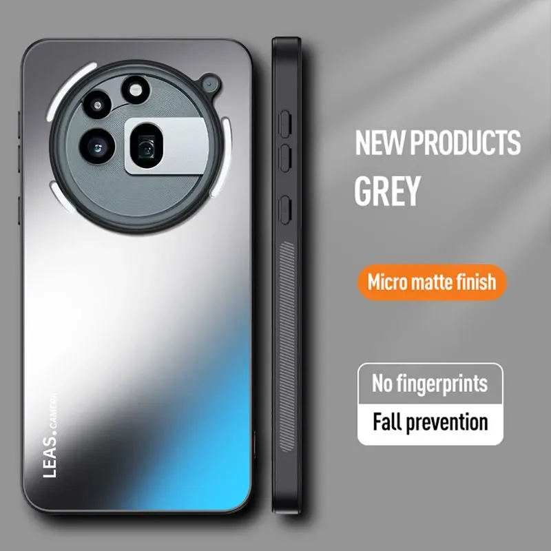 Luxury Dazzling Matte Acrylic Hard Back Cover with Silicone Frame - Shockproof Case