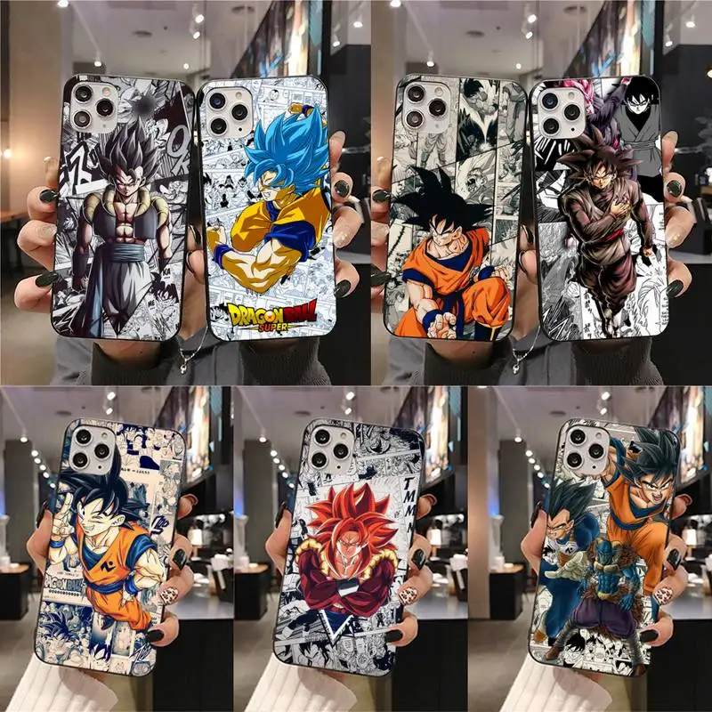 Чехол для телефона с аниме-комиксами Dragon Z Ball Son Goku DBZ iphone 13 12 11 Pro Mini XS Max 8 7 Plus X SE 2020 XR