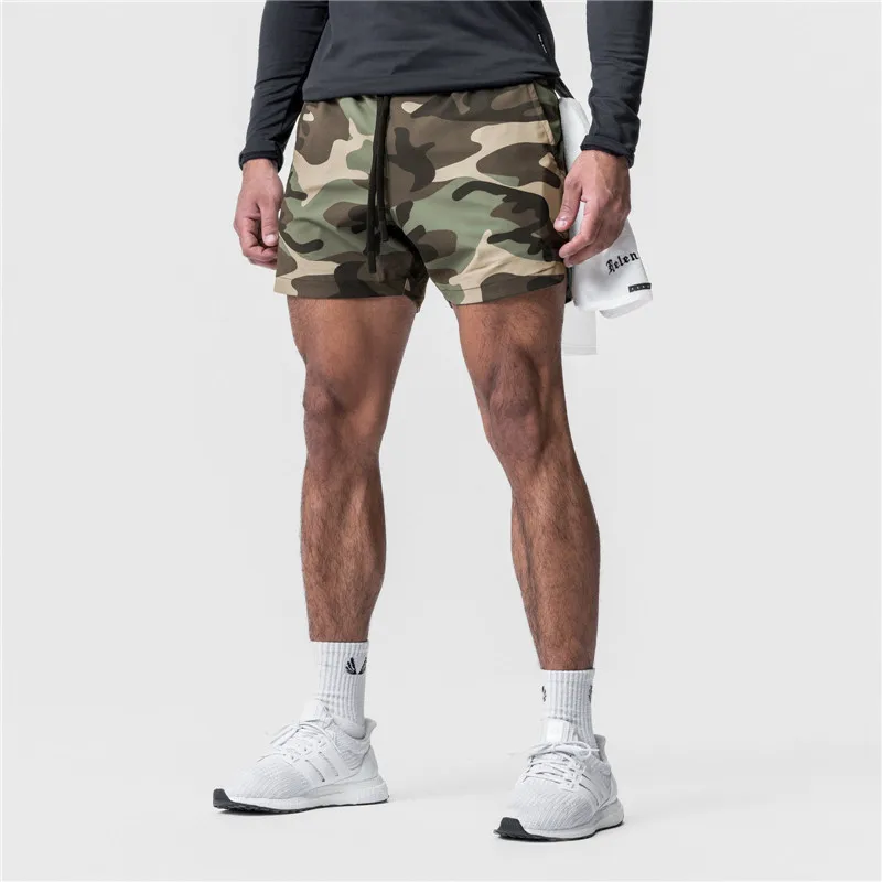 

Camouflage Shorts Men's Summer Sportswear Fashion Running Exercise Quick-drying Beach Gym Fitness Training Jogging Short Pants