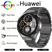 For Huawei GT5 PRO Sports Outdoor SmartWatch Men Upgraded Version AMOLED Screen Bluetooth Call Heart rate Waterproof Women Watch 1