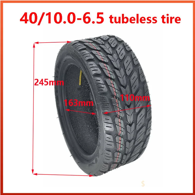 

40/10.0-6.5 Vacuum TireTUVOT Electric Scooter 10 Inch Scooter Tubeless Tire