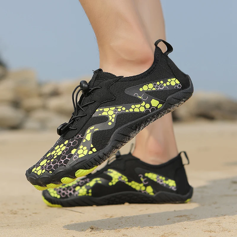 Unisex Barefoot Aqua Shoes Quick-Drying Outdoor Sports Water Sneakers for Beach Swimming Fitness Wading Hiking & Cycling