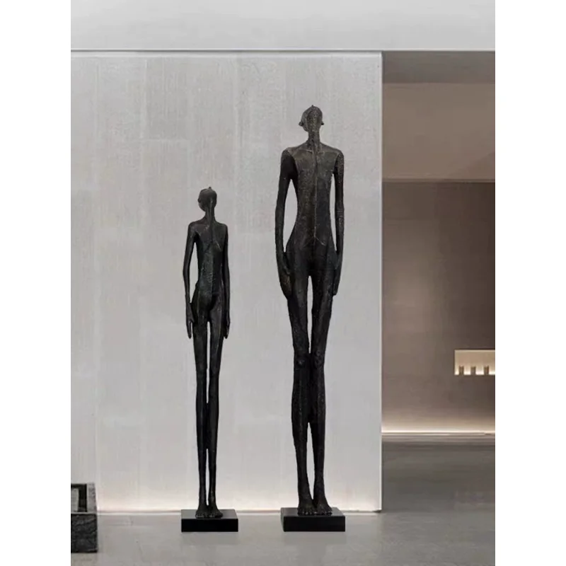 

Creative Abstract Figure Sculpture Ornament Sales Office Hotel Model Room Large FRP Floor Device Artwork
