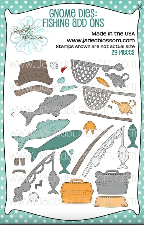 Big Sale Metal Cutting Fishing rods and fish Frame dies New Templates DIY Scrapbooking Paper Making Crafts Cuts