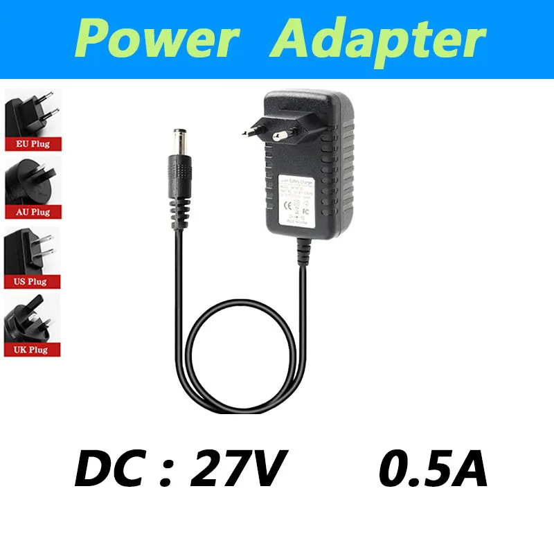 Carregador de Alimentação Universal eu Plug Tiras de Luz Led Cabo dc Metros ac 110240v dc 27v 0.5a