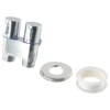 Triangle Valve Angle Valve 1 In Two Out Double Control Faucet Toilet Triangle Valve Alloy Material For Kitchen 3
