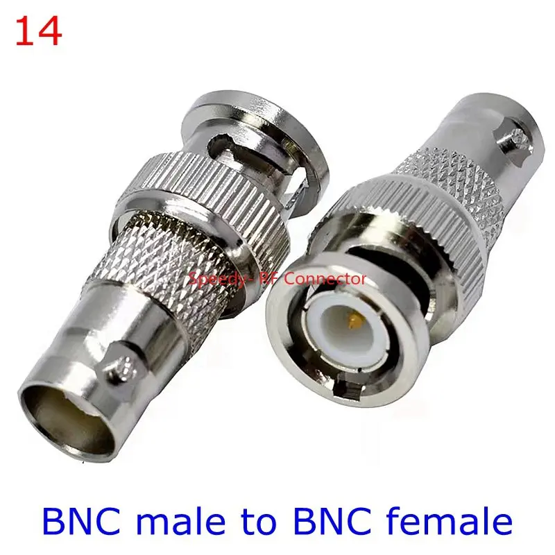 Conector BNC Q9 BNC a BNC macho hembra, ángulo recto de 90 grados, tipo T, divisor de 3 vías y 4 vías, 2x macho doble hembra, 3 + 4, tipo latón