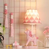 Children's Room Baby Room Table Lamps LED Cute Unicorn Lamp Nordic Creative Princess Room Boy Girl Bedroom Bedside Table Lights 3