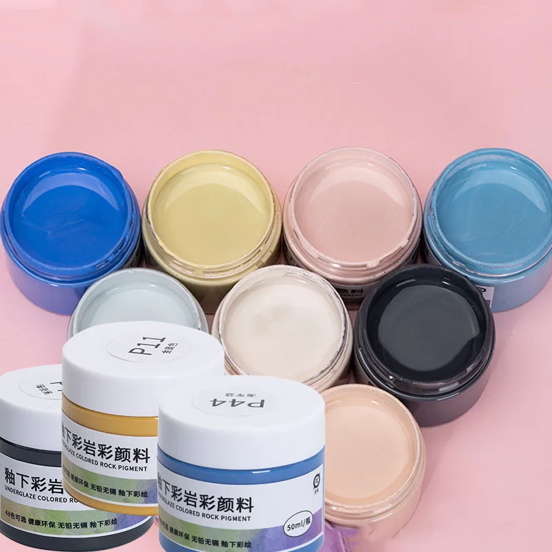 Ceramic Painting Underglaze Pigment Rock Color Safe Non Toxic