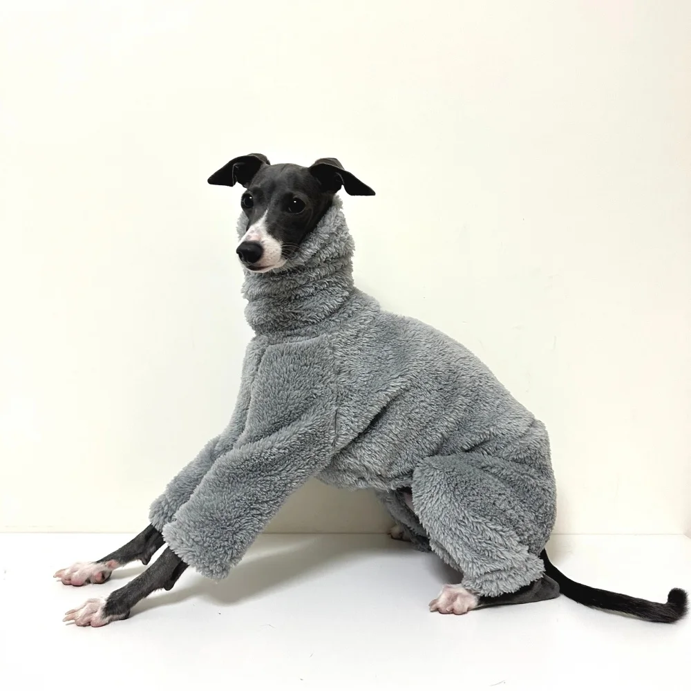 Winterfleecejacke Für Kleine Hunde Khaki Samt Warmer Mantel_voghion.com