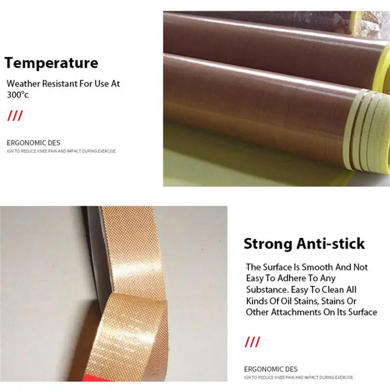 High Temperature Resistance Tape 300&deg; C Heat Insulation Sealing Machine PTFE For Electronic BGA Soldering Protection