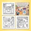 COZY GIRL Bold-easy Patterns Coloring Book for Adults Cute Drawing Book Perfect Gift for Party and Birthday 4