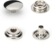 10/20/50sets 15mm Stainless Steel Press Studs Sewing Buttons Press Studs Sewing Leather Craft Clothes Bag Handmade DIY Rustproof 1