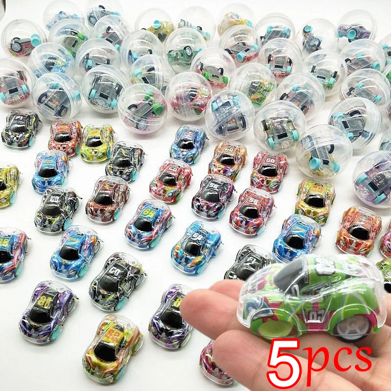 

Mini Cartoon Plastic Pull Back Car Toys Kids Small Transparent Racing Vehicles Racing Cars Birthday Party Favors Supplies Gifts