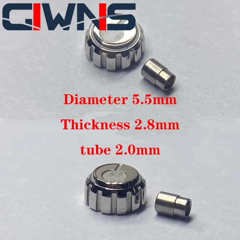 Testa Dell'Orologio Corona Diametro 5.5Mm Di Spessore 2.8Mm Accessori Per Baume & Mercier