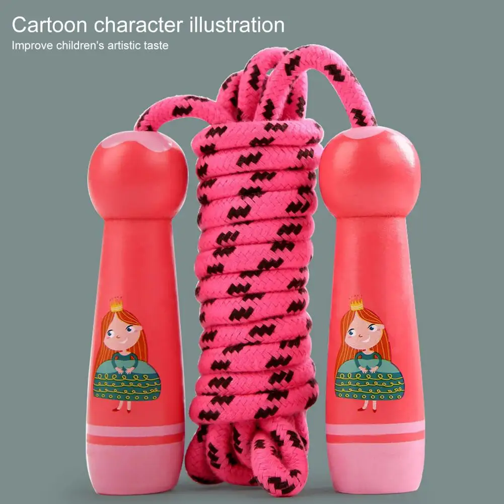 Professional Children Jump Rope Sports Skipping Rope Cartoon Print Sports Weight Loss Children Jump Kid
