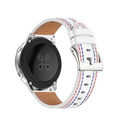 Premium Leather Band Strap for Xiaomi Watch - Elegant and Durable Design (White)