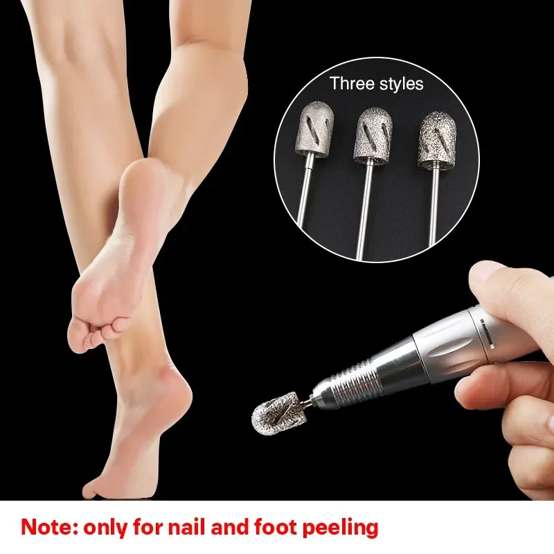 3 Size Nail Accessories And Tools Manicure And Pedicure Drill Lathe Nail Drills Bits for Foot Care Tool Callus Clean Cuticle nail art tools nail drill bit nail drill bits nail drill nail manicure tools nail drill set nail manicure accessories nail drill kit cuticle remover bit