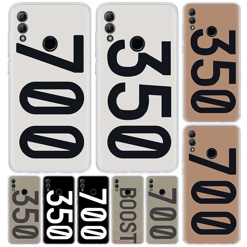 350 700 Yeezy-Copertura Di Disegno Per Huawei Honor 10 Lite 9X 9 8S 8X 8A Cassa Del Telefono Y5 Y6 Y7 Y9S P Smart Z 2019 2021 50 1020I Coque